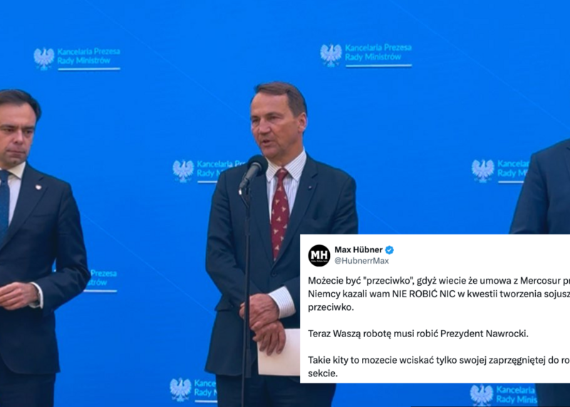 Internauci krytykują rząd Tuska ws. Mercosur