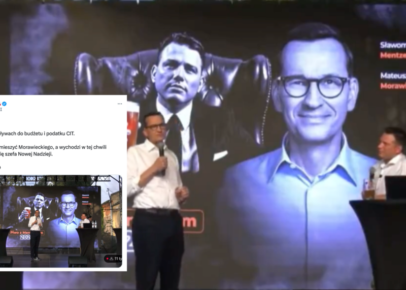 Morawiecki miażdży Mentzena danymi o CIT