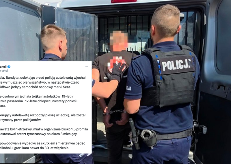 Tragedia na drodze – trzech nastolatków nie żyje