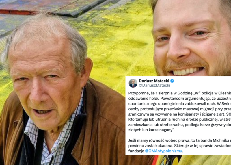 Matecki uderza w „bandę Michnika”