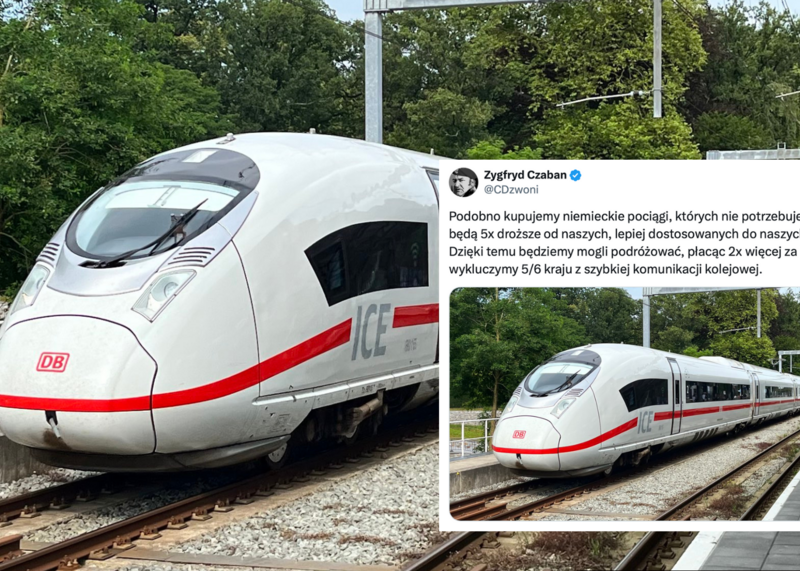 Internauci o niemieckich pociągach ICE
