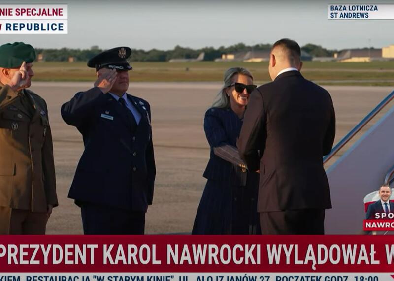Karol Nawrocki w USA