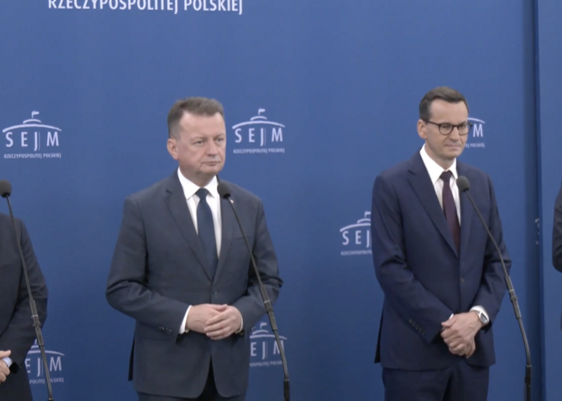 Konferencja polityków PiS