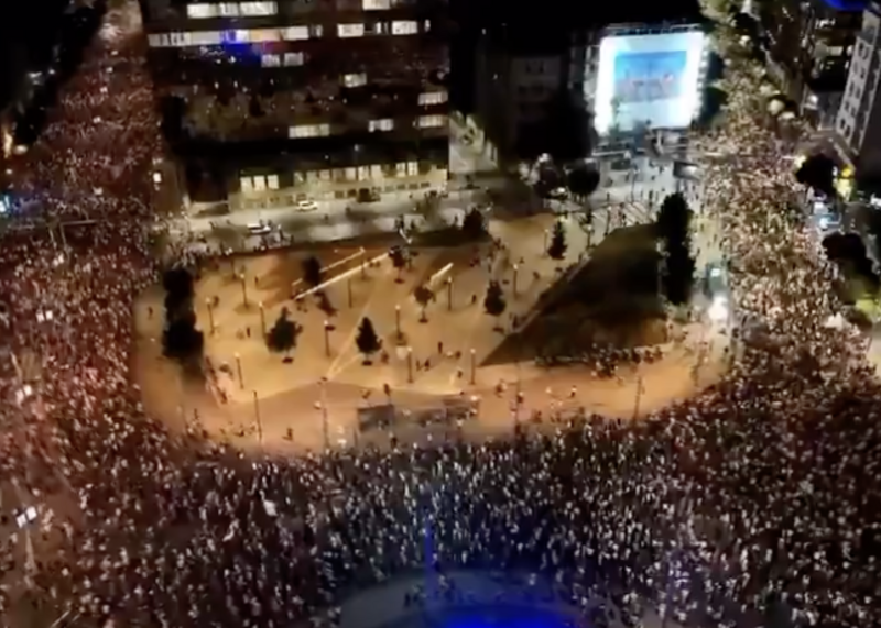 Protesty w Serbii