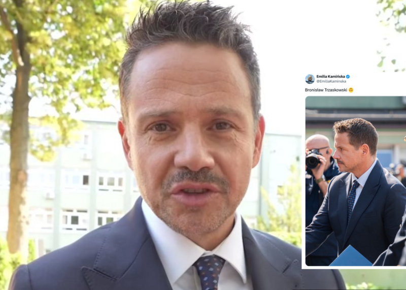 Trzaskowski i wąsy hitem sieci
