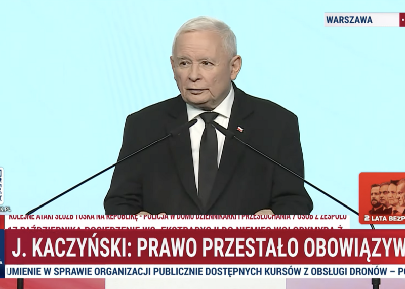 Kaczyński i Błaszczak podsumowali dwa lata rządów Tuska