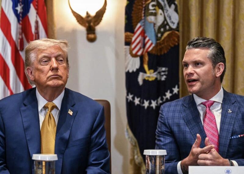 Donald Trump i Pete Hegseth