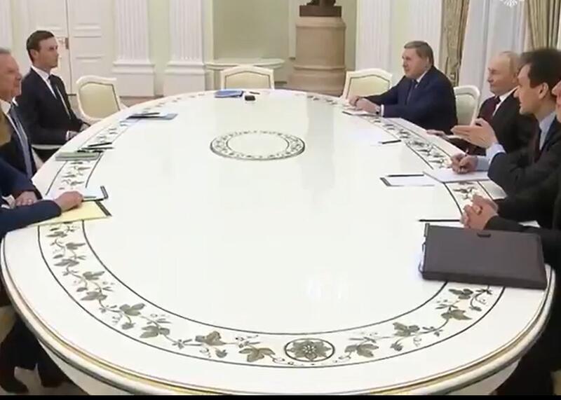 spotkanie delegacji amerykańskiej z Putinem