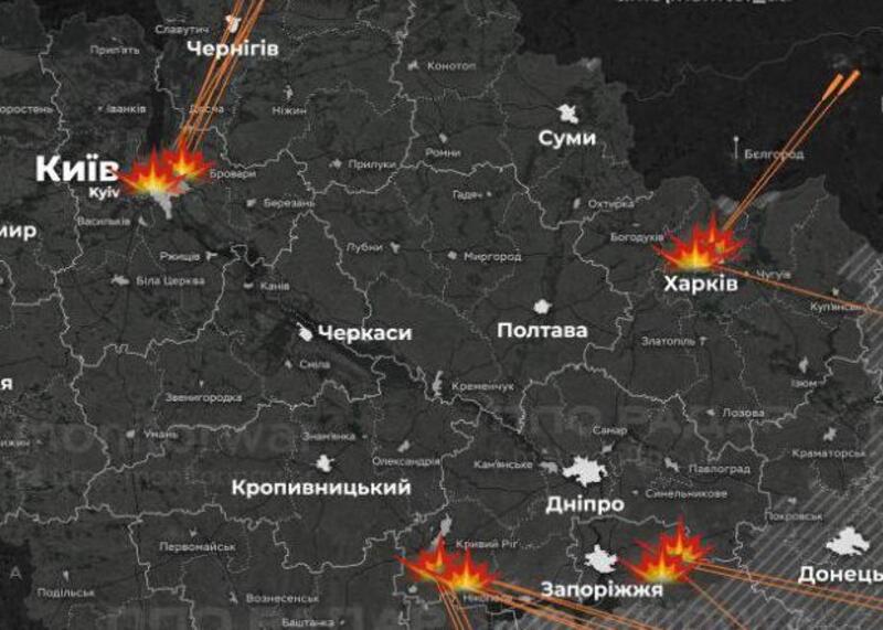 ataki na Ukrainę