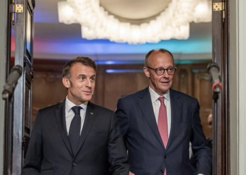 Emmanuel Macron i Friedrich Merz