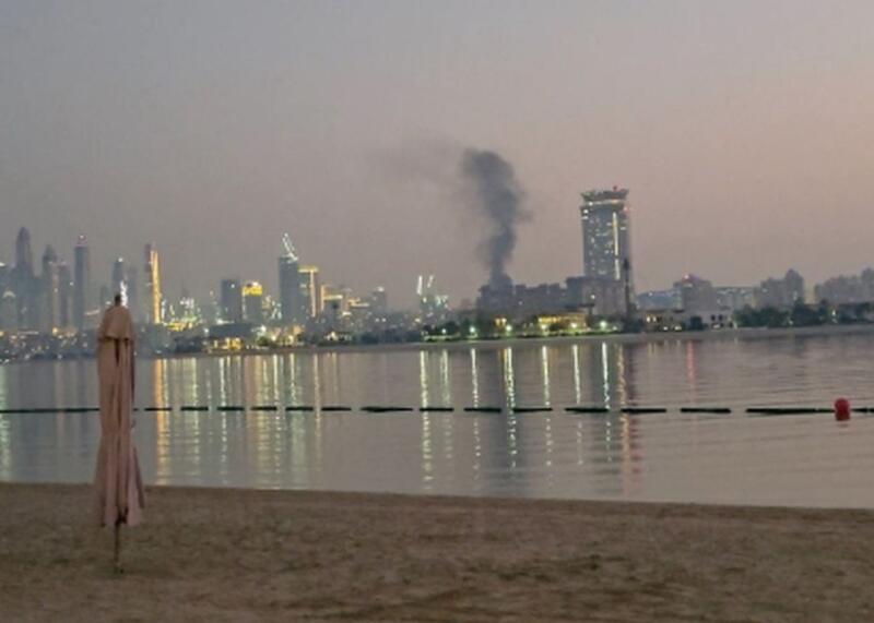 zaatakowany przez Iran Dubai
