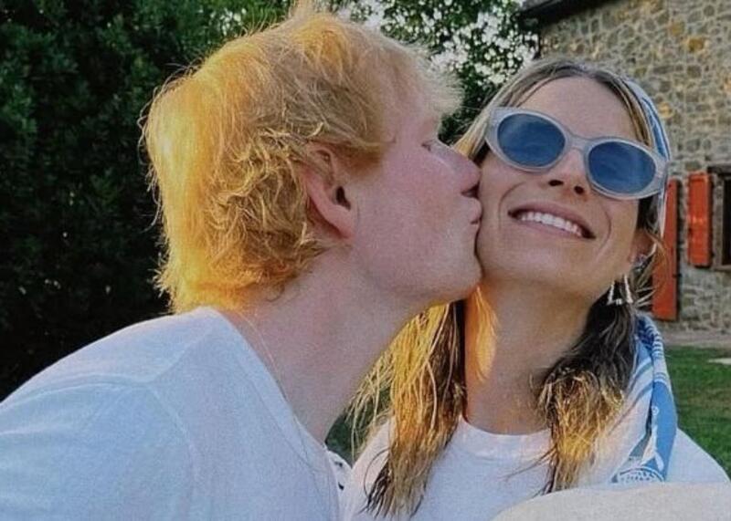 Ed Sheeran z żoną