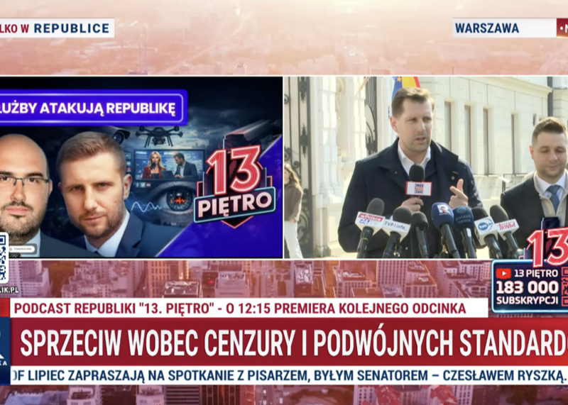 Politycy PiS protestują pod UW. „To jest złamanie konstytucji”