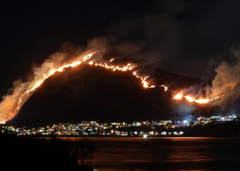 pożar w Aalesund