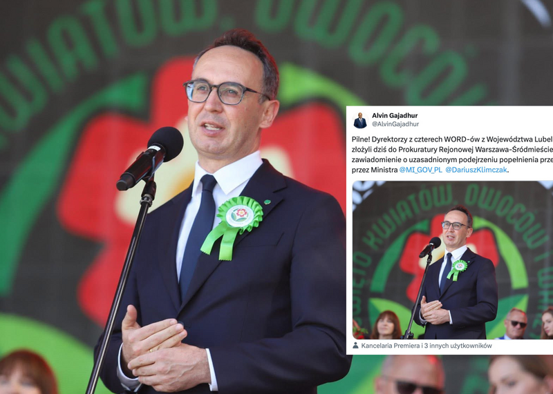 Zawiadomienie do prokuratury wobec ministra infrastruktury