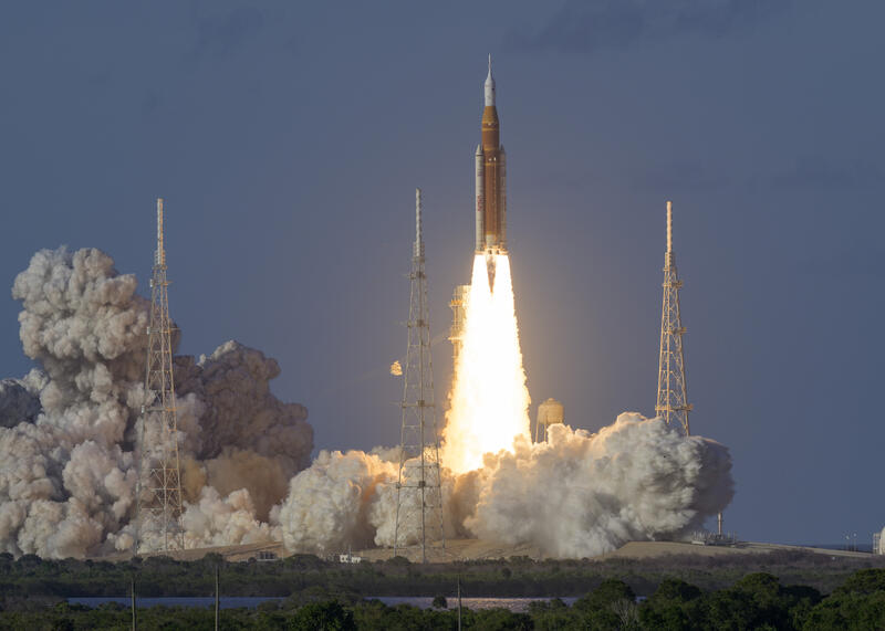 start rakiety kosmicznej w ramach misji Artemis II