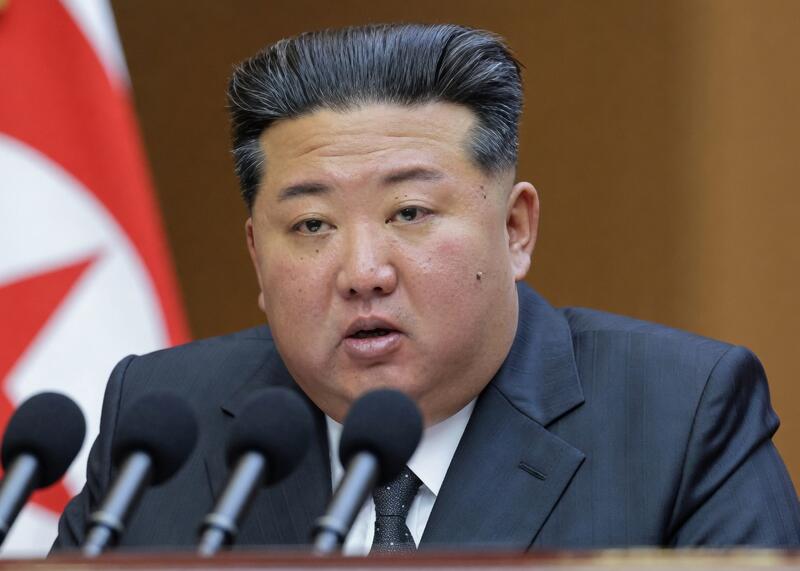 Dyktator Korei Płn. Kim Dzong Un