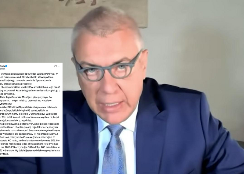 Giertych tłumaczy brak działań KO po wyborach