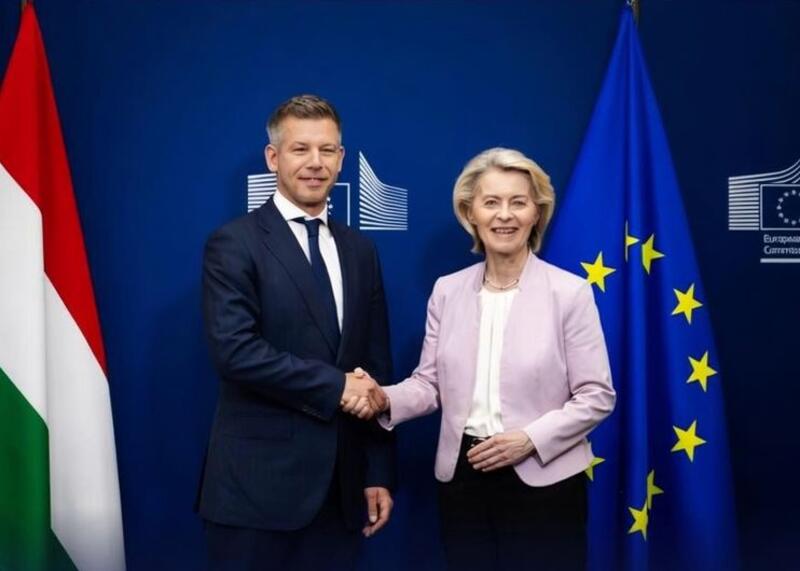 Peter Magyar i Ursula von der Leyen