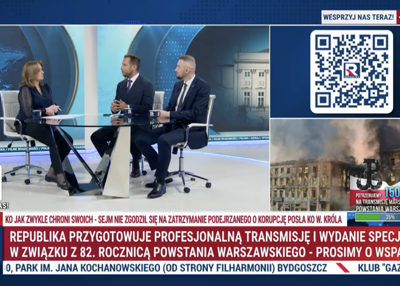 Rosyjska rakieta w Polsce. Goście Danuty Holeckiej: „To pokazuje, że mamy zupełnie bezradny rząd”