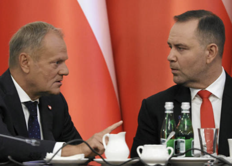 Karol Nawrocki i Donald Tusk