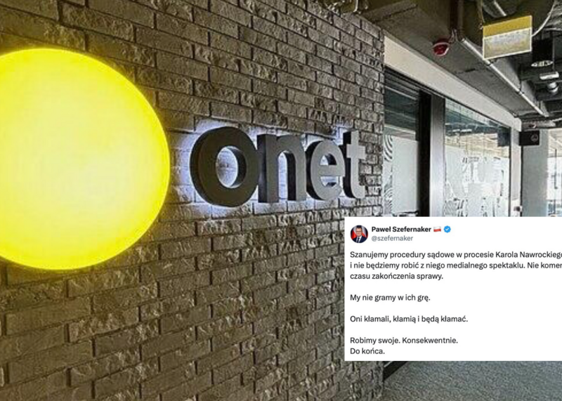 Proces Nawrockiego z Onetem. Nowe informacje