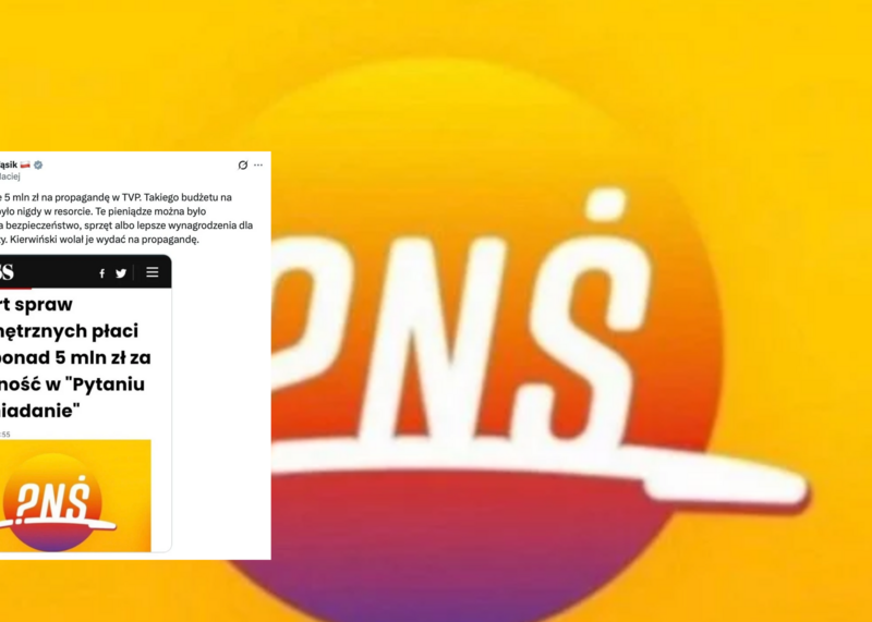 Maciej Wąsik: MSWiA wydaje ponad 5 mln zł na propagandę w TVP. „Te pieniądze można było przeznaczyć na bezpieczeństwo”