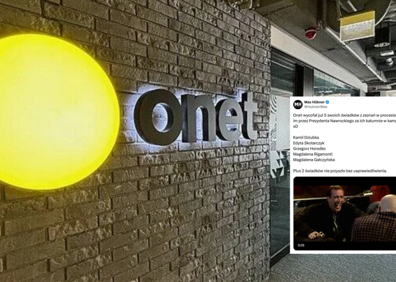 Kolejni świadkowie Onetu nie zeznają w procesie z Karolem Nawrockim