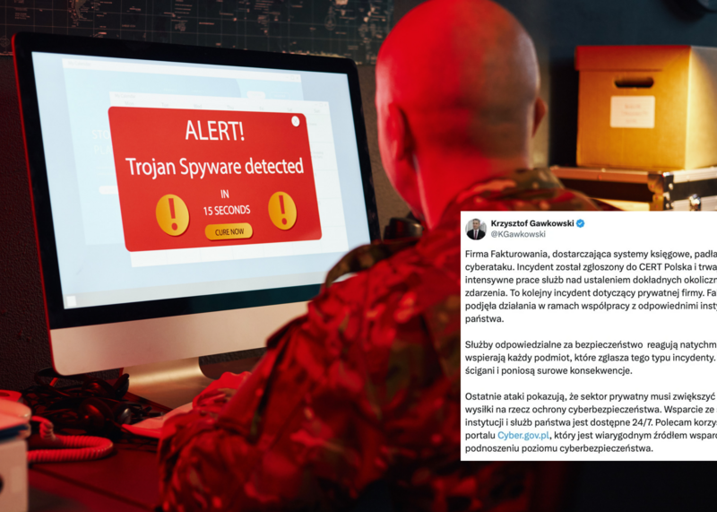 Cyberatak na Fakturownię. Gawkowski zabrał głos