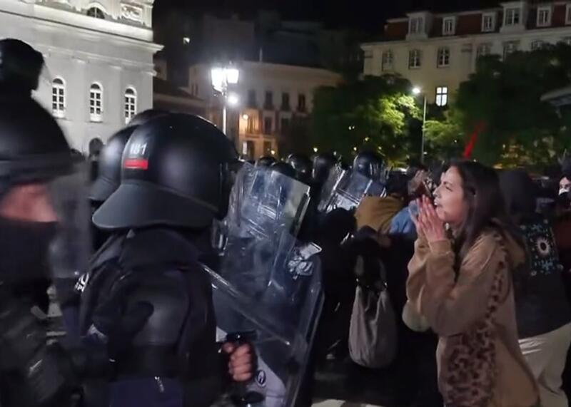 protesty w Portugalii