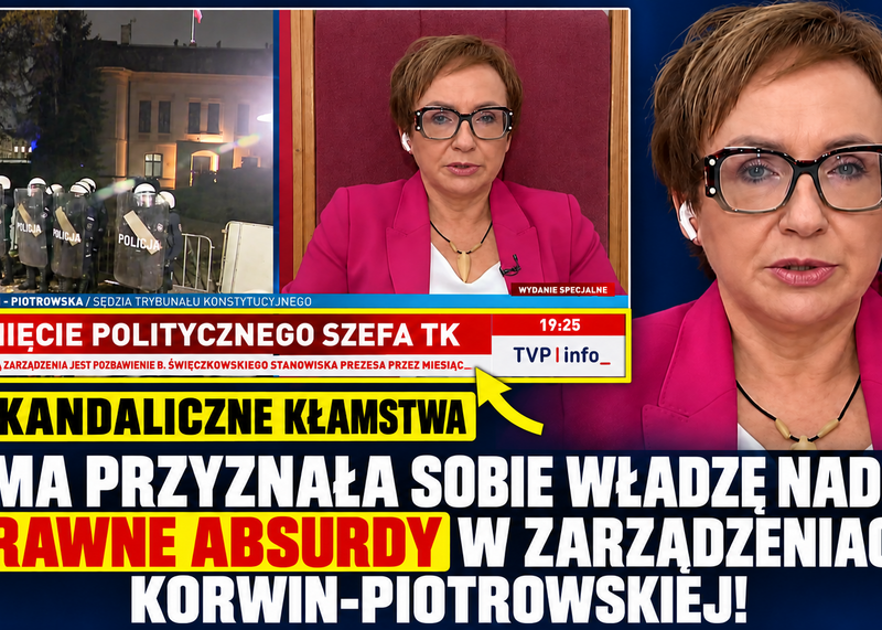 Sama przyznała sobie władzę nad TK? Prawne absurdy w zarządzeniach Korwin-Piotrowskiej