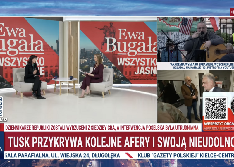 Ewa Zajączkowska-Hernik w Republice o Tusku i cenzurze internetu