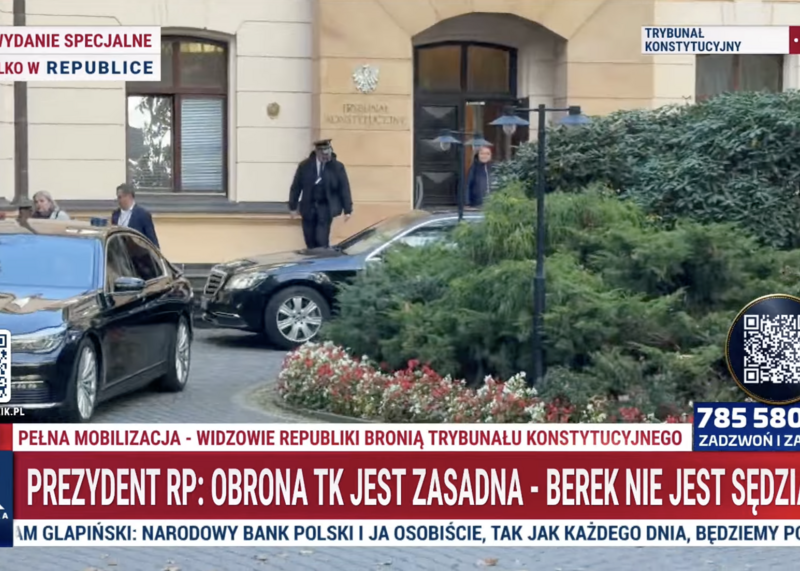 PILNE! Prezydent Karol Nawrocki przybył do Trybunału Konstytucyjnego!