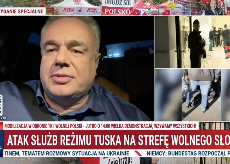 Tomasz Sakiewicz ostrzega przed niebezpieczną grą władzy Tuska ws. TK. „Chcą, żeby Polacy rzucili się na siebie”