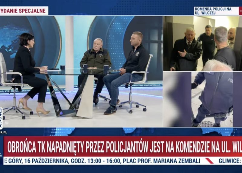 Adam Borowski i Robert Bąkiewicz ostro skomentowali w Republice działania policji wobec protestujących przed Trybunałem Konstytucyjnym