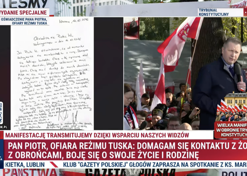 „Zanim do Berlina, to do więzienia!”. Czarnek ostro o rządzie Tuska podczas manifestacji przed TK