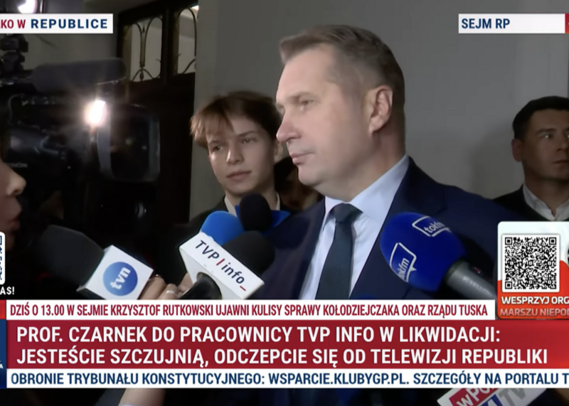 „Antypolska szczujnia!”. Czarnek ostro do dziennikarzy TVP w likwidacji i TVN. Gorąco w Sejmie!