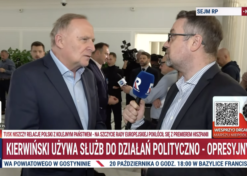 Mroczek unikał odpowiedzi na pytania Republiki! Wiceszef MSWiA nie chce mówić o aresztowaniu Pana Piotra