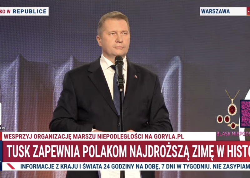 Czarnek ostro krytykuje rząd Tuska. PiS proponuje tańsze ogrzewanie i ostrzega przed kryzysem energetycznym