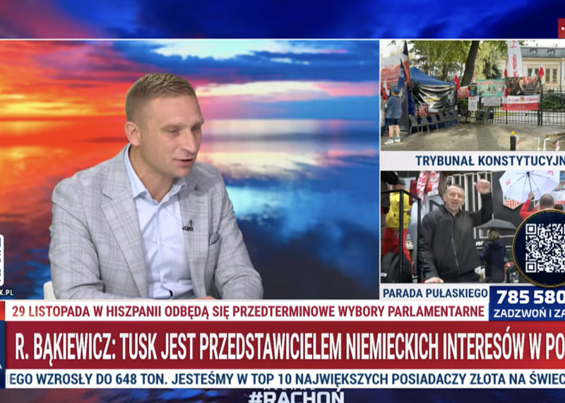 Robert Bąkiewicz w Republice