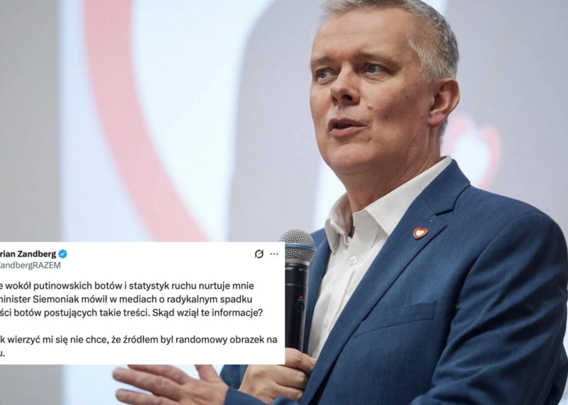 Zandberg ostro punktuje Siemoniaka! „Skąd wziął te informacje?”. Chodzi o rosyjskie boty