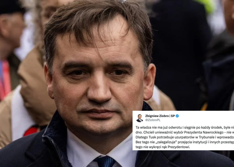 Zbigniew Ziobro ostro o ataku władzy Tuska na TK: „Ta władza nie ma już odwrotu”