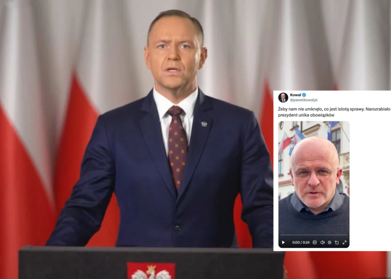 Kowal bezczelnie atakuje prezydenta Nawrockiego. Upadek polityka