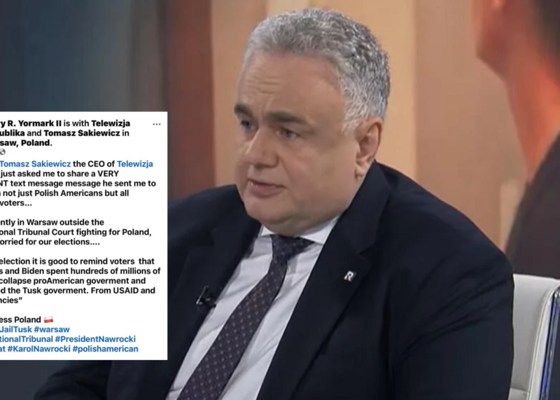 Ważny polityk Republikanów przekazuje Amerykanom ważną wiadomość Tomasza Sakiewicza ws. ataku Tuska na TK i Demokratów