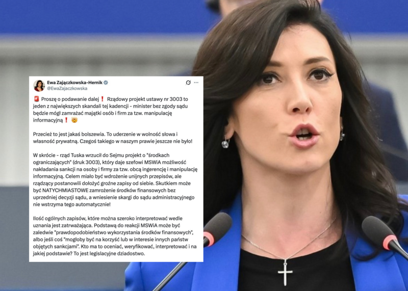 „Rządowi Tuska pomyliły się epoki!”. Zajączkowska-Hernik alarmuje o nowych przepisach ws. "środków ograniczających"