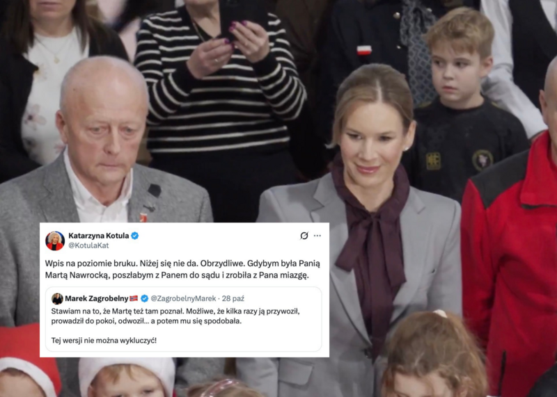 Obrzydliwy atak na Martę Nawrocką! Nawet Kotula nie wytrzymała. „Niżej się nie da”