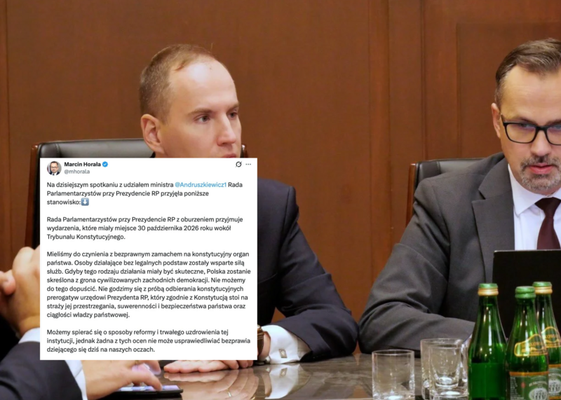 „Nie możemy do tego dopuścić”. Rada Parlamentarzystów przy Prezydencie RP ostro reaguje na sytuację w TK