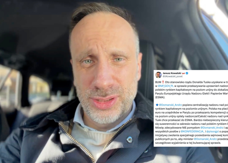 Polska straci kontrolę nad giełdą? Alarmujące doniesienia. Poseł żąda wyjaśnień od Domańskiego